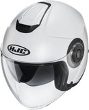 Casco Urban Per Moto Hjc I40N Advanced Polycarbonate Bianco Perlato Semiopaco Taglia 07 S