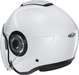 Casco Urban Per Moto Hjc I40N Advanced Polycarbonate Bianco Perlato Semiopaco Taglia 11 Xxl
