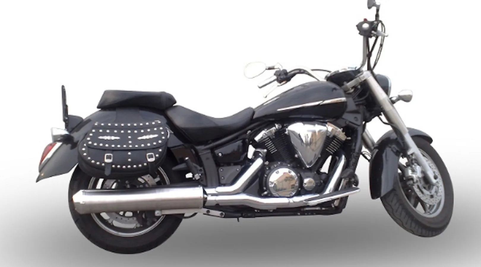 Terminale Di Scarico Con Omologazione Suono Bomb Acciaio - Gpr Compatibile Con Yamaha Xvs 1300 Midnight Star (2006-2014)