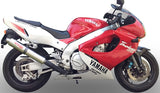Terminale Di Scarico Con Omologazione Suono Tondo Acciaio - Gpr Compatibile Con Yamaha Yzf 1000 R Thunderace (1996-2003)