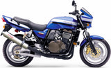 Terminale Di Scarico Con Omologazione Suono Tondo Acciaio - Gpr Compatibile Con Kawasaki Zrx 1100 (1998-2001)