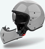 Casco Urban Per Moto Airoh J 110 - J198 Composite Carbon Cemento Gloss Color Taglia Xl