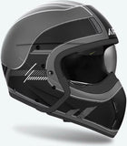 Casco Urban Per Moto Airoh J 110 - J1R35 Composite Carbon Nero Matto Raster Taglia Xxl