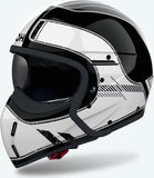 Casco Urban Per Moto Airoh J 110 - J1R39 Composite Carbon Bianco Gloss Raster Taglia Xs