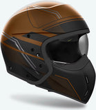 Casco Urban Per Moto Airoh J 110 - J1S29 Composite Carbon Bronzo Matto Slim Taglia Xs