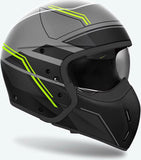 Casco Urban Per Moto Airoh J 110 - J1S31 Composite Carbon Giallo Matto Slim Taglia Xl