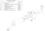 Terminale Di Scarico Con Omologazione Suono Gp Carbonio - Mivv Compatibile Con Kawasaki Zx 6R 636 (2003-2004)