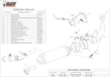 Terminale Di Scarico Catalizzato E Con Omologazione Suono Gp Inox Nero - Mivv Compatibile Con Kawasaki Z 750 (2007-2014)
