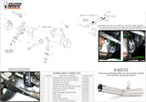 Tubo Di Raccordo Non Catalizzato - Mivv Compatibile Con Kawasaki Zx 6R 636 (2013-2016)
