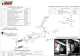 Terminale Di Scarico Con Omologazione Suono Suono Inox Nero Carbonio - Mivv Compatibile Con Kawasaki Zx 6R 636 (2009-2016)