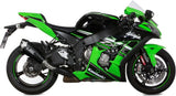Terminale Di Scarico Con Omologazione Suono Delta Race Carbonio Carbonio - Mivv Compatibile Con Kawasaki Zx 10R - Rr - Se (2016-2024)