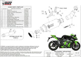 Terminale Di Scarico Con Omologazione Suono Gppro Inox Nero - Mivv Compatibile Con Kawasaki Zx-10R (2016-2024)