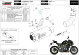 Exhaust Tip With Noise Certification Mk3 Carbon - Mivv Compatible With Kawasaki Z 900 (2017-2019)