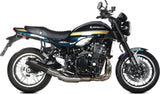Terminale Di Scarico Con Omologazione Suono Hr-1 Inox Nero Carbonio - Mivv Compatibile Con Kawasaki Z 900 Rs (2018-2024)