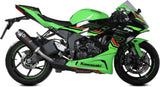 Terminale Di Scarico Con Omologazione Suono Ak-1 Carbonio Carbonio - Mivv Compatibile Con Kawasaki Ninja Zx-6 R (2021-2024)