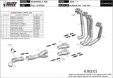 Collettori Di Scarico Non Catalizzato Inox - Mivv Compatibile Con Kawasaki Z 900 (2020-2024)
