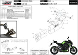 Terminale Di Scarico Non Catalizzato E Senza Omologazione Suono Double Gun Inox Nero - Mivv Compatibile Con Kawasaki Z 900 (2020-2024)
