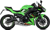 Impianto Di Scarico Completo Non Catalizzato E Senza Omologazione Suono Delta Race Inox Carbonio - Mivv Compatibile Con Kawasaki Z 650 (2024)