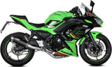 Impianto Di Scarico Completo Catalizzato E Con Omologazione Suono Gppro Inox Nero - Mivv Compatibile Con Kawasaki Ninja 650 (2024)