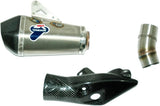 Terminale Di Scarico Con Omologazione Suono Relevance Titanio Coppa Carbonio - Termignoni Compatibile Con Kawasaki Zx-10R (2010-2012)