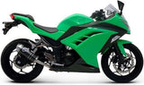 Terminale Di Scarico Senza Omologazione Suono Relevance Carbonio Coppa Carbonio - Termignoni Compatibile Con Kawasaki Ninja 300 R (2012-2017)