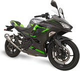 Terminale Di Scarico Senza Omologazione Suono Relevance Titanio Coppa Carbonio - Termignoni Compatibile Con Kawasaki Ninja 400 (2018-2020)