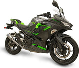 Terminale Di Scarico Senza Omologazione Suono Gp2R-R Acciaio Inox - Termignoni Compatibile Con Kawasaki Ninja 400 (2018-2020)