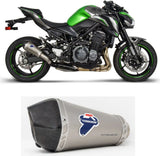 Terminale Di Scarico Senza Omologazione Suono Relevance Titanio Coppa Carbonio - Termignoni Compatibile Con Kawasaki Z 900 (2017-2020)