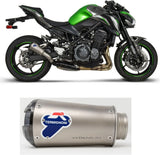 Terminale Di Scarico Senza Omologazione Suono Gp2R-Rht Titanio Coppa Alluminio - Termignoni Compatibile Con Kawasaki Z 900 (2017-2020)