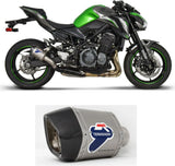 Terminale Di Scarico Senza Omologazione Suono Relevance D70 Titanio Coppa Carbonio - Termignoni Compatibile Con Kawasaki Z 900 (2017-2020)