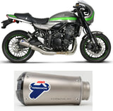Terminale Di Scarico Senza Omologazione Suono Gp2R-Rht Titanio Coppa Alluminio - Termignoni Compatibile Con Kawasaki Z 900 Rs (2018-2020)