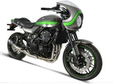 Terminale Di Scarico Senza Omologazione Suono Gp Carbonio - Termignoni Compatibile Con Kawasaki Z 900 Rs (2018-2020)