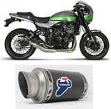 Terminale Di Scarico Senza Omologazione Suono Gp Carbonio - Termignoni Compatibile Con Kawasaki Z 900 Rs (2018-2020)
