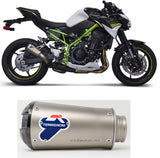 Terminale Di Scarico Senza Omologazione Suono Gp2R-Rht Titanio Coppa Alluminio - Termignoni Compatibile Con Kawasaki Z 900 (2020)