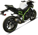 Terminale Di Scarico Senza Omologazione Suono Gp Carbonio - Termignoni Compatibile Con Kawasaki Z 900 (2020)