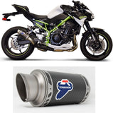 Terminale Di Scarico Senza Omologazione Suono Gp Carbonio - Termignoni Compatibile Con Kawasaki Z 900 (2020)