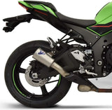 Terminale Di Scarico Senza Omologazione Suono Gp2R-R Acciaio Inox - Termignoni Compatibile Con Kawasaki Zx 10R - Rr (2020-2023)