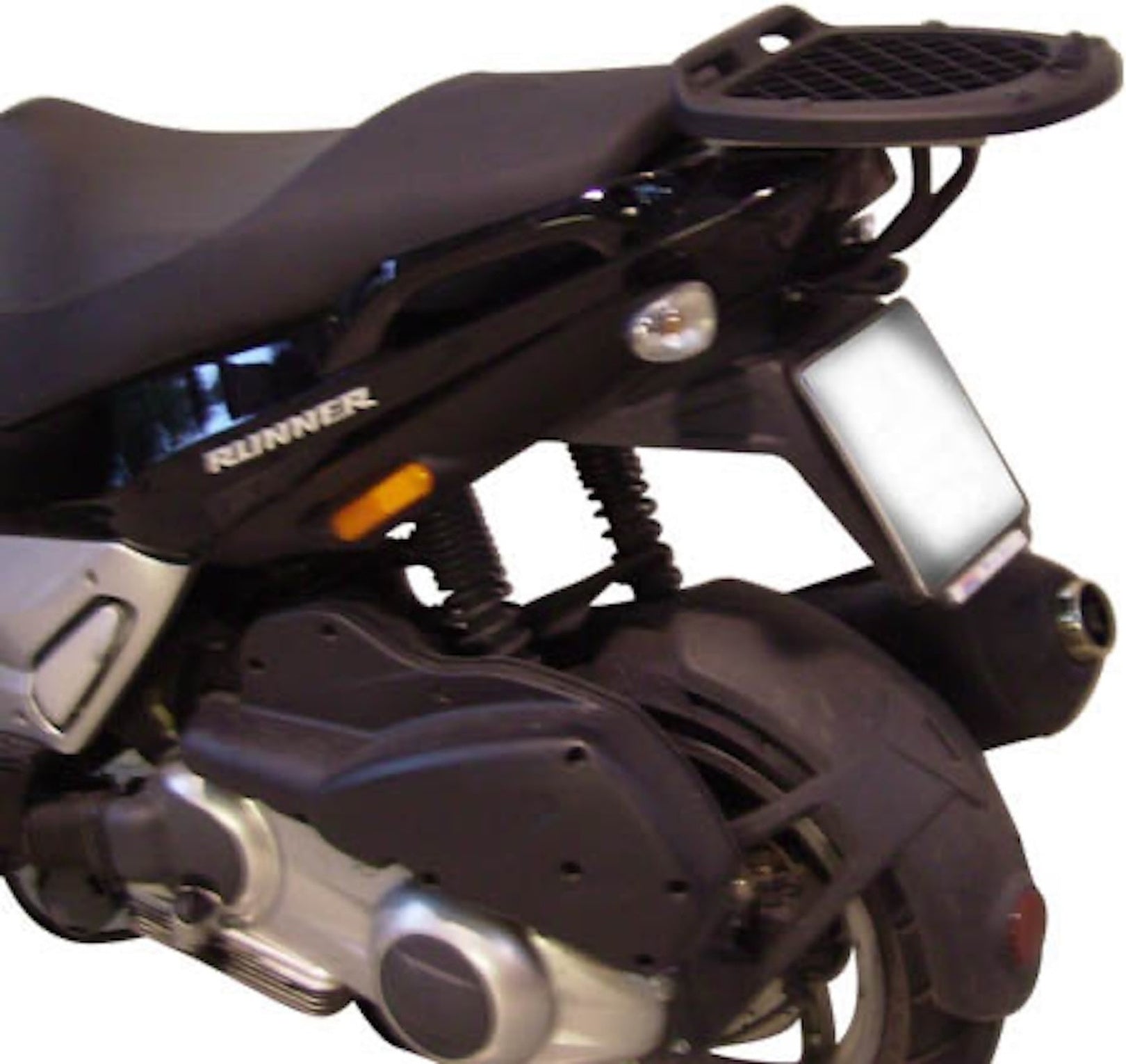 Top Case K30N 30 Lt + Rear-Rack Monolock - Kappa Moto Compatible With Gilera Runner 50 - 125 - 200 (2006-2015)