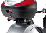 Top Case K29Nt 29 Lt + Folding Rear-Rack Monolock - Kappa Moto Compatible With Piaggio Mp3 500 Business (2012-2013)