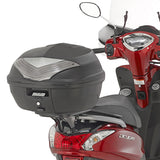 Top Case K30Nt 30 Lt + Rear-Rack Monolock - Kappa Moto Compatible With Yamaha D'Elight 125 (2017-2020)