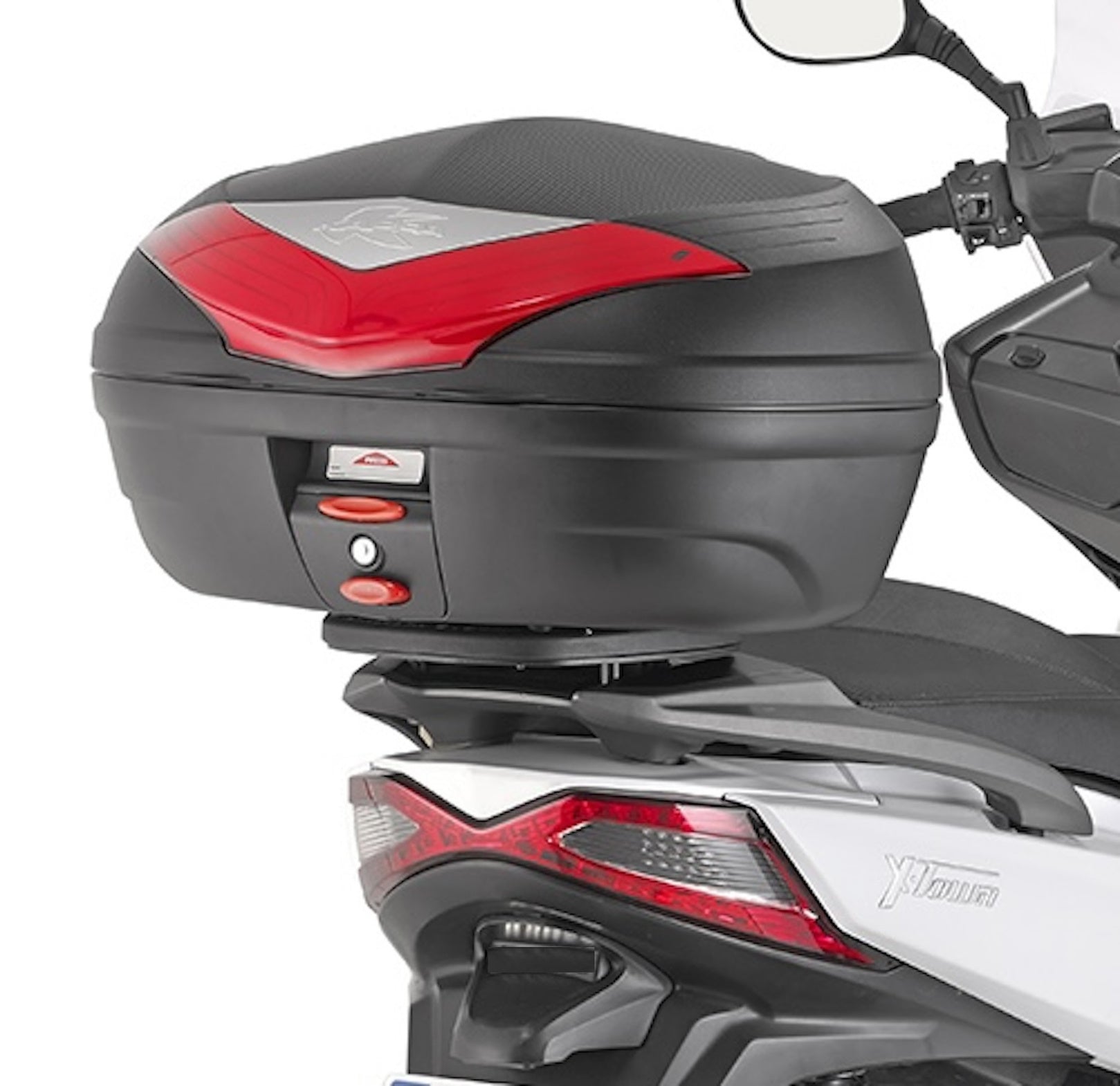 Top Case Kgr33 Garda 33 Lt + Rear-Rack Monokey - Kappa Moto Compatible With Kymco Xtown 125 - 300 (2016-2023)