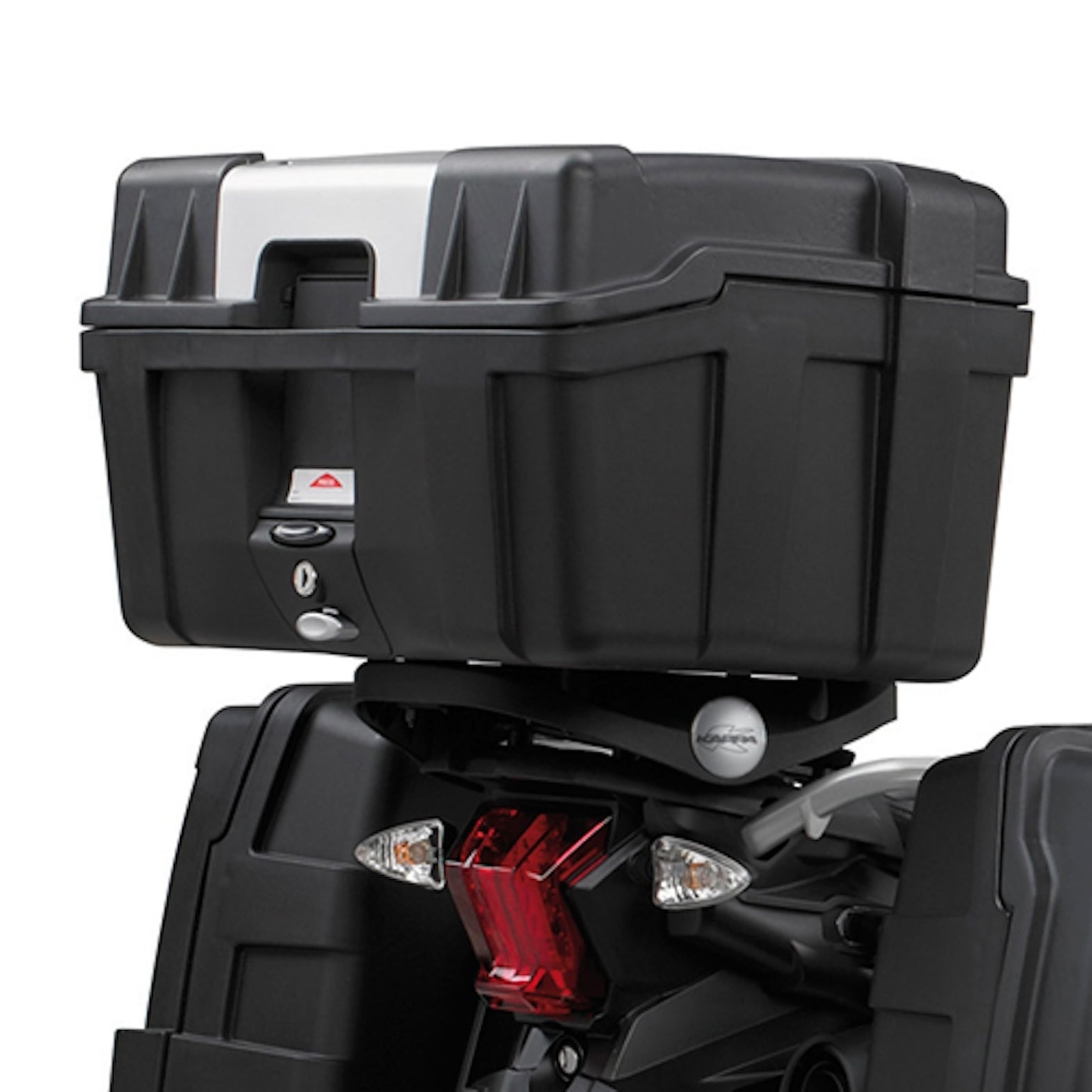 Top Case Kgr52 Garda 52 Lt + Rear-Rack Monokey - Kappa Moto Compatible With Triumph Tiger 800 Xc - Xr (2011-2017)