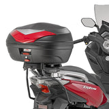 Top Case K30Nt 30 Lt + Rear-Rack Monolock - Kappa Moto Compatible With Sym Cruisym 300 (2017-2023)