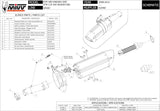 Terminale Di Scarico Catalizzato E Con Omologazione Suono Suono Inox Nero Carbonio - Mivv Compatibile Con Ktm 640 Lc4 Adventure (2003-2006)