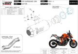 Exhaust Tip With Noise Certification Mk3 Stainless Steel - Mivv Compatible With Ktm Duke 1290 (2014-2019)