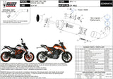 Exhaust Tip With Noise Certification Gppro Carbon - Mivv Compatible With Ktm 390 Duke (2017-2020)