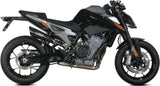 Terminale Di Scarico Con Omologazione Suono X-M5 Inox Nero Carbonio - Mivv Compatibile Con Ktm 890 Duke (2020-2024)