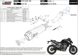Terminale Di Scarico Con Omologazione Suono Delta Race Inox Carbonio - Mivv Compatibile Con Ktm 790 Duke (2018-2020)