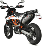 Terminale Di Scarico Non Catalizzato E Senza Omologazione Suono Oval Titanio Carbonio - Mivv Compatibile Con Ktm 690 Smc R (2020-2024)