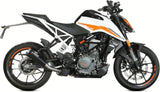 Impianto Di Scarico Completo Non Catalizzato E Con Omologazione Suono X-M1 Inox Nero - Mivv Compatibile Con Ktm 125 Duke (2021-2023)